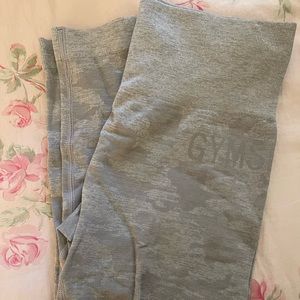 Gymshark Camo Seamless Leggings - Grey